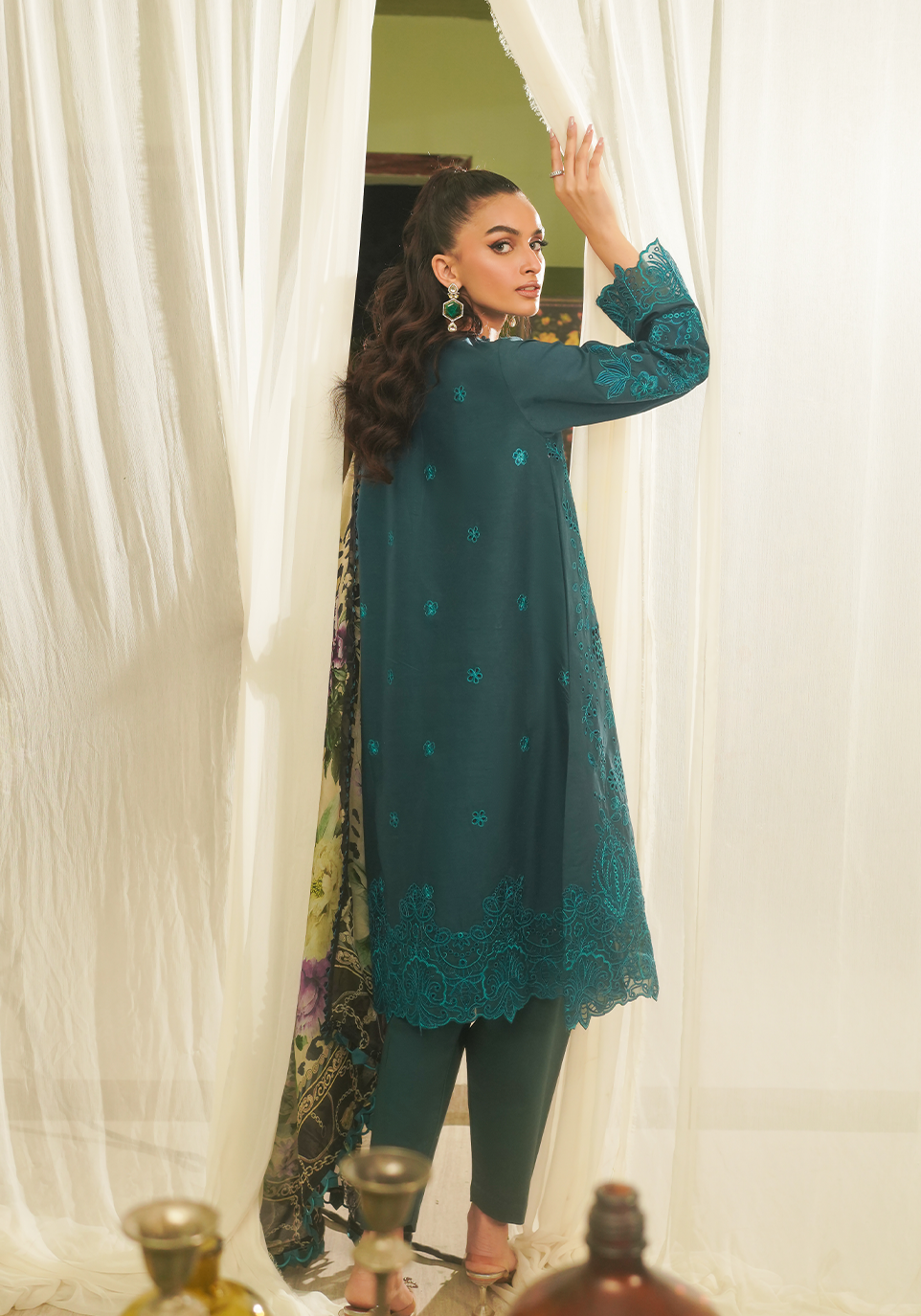 Zarqash | Tresor Luxury Lawn 24 | ZQT 0011 DINA - Maria Faisal