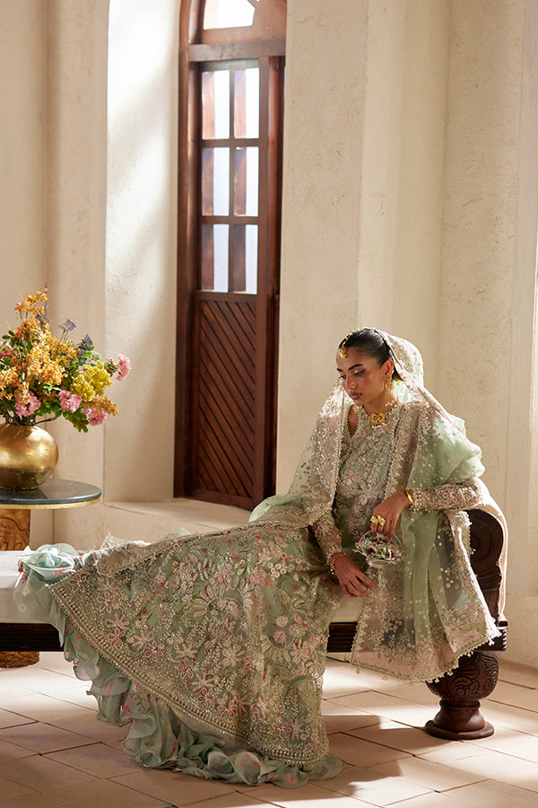 Suffuse | Freeshia Wedding Formals | Calene - Wedding Dress - available at Maria Faisal in UK and USA.