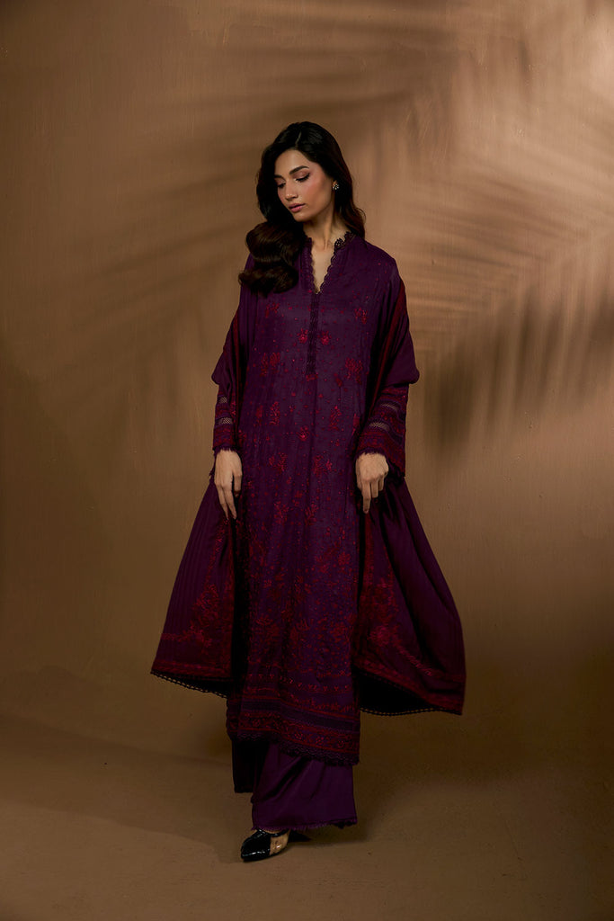 Sobia Nazir | Winter Shawl 25 | Design 2B - Formal Dress - available at Maria Faisal in UK and USA.