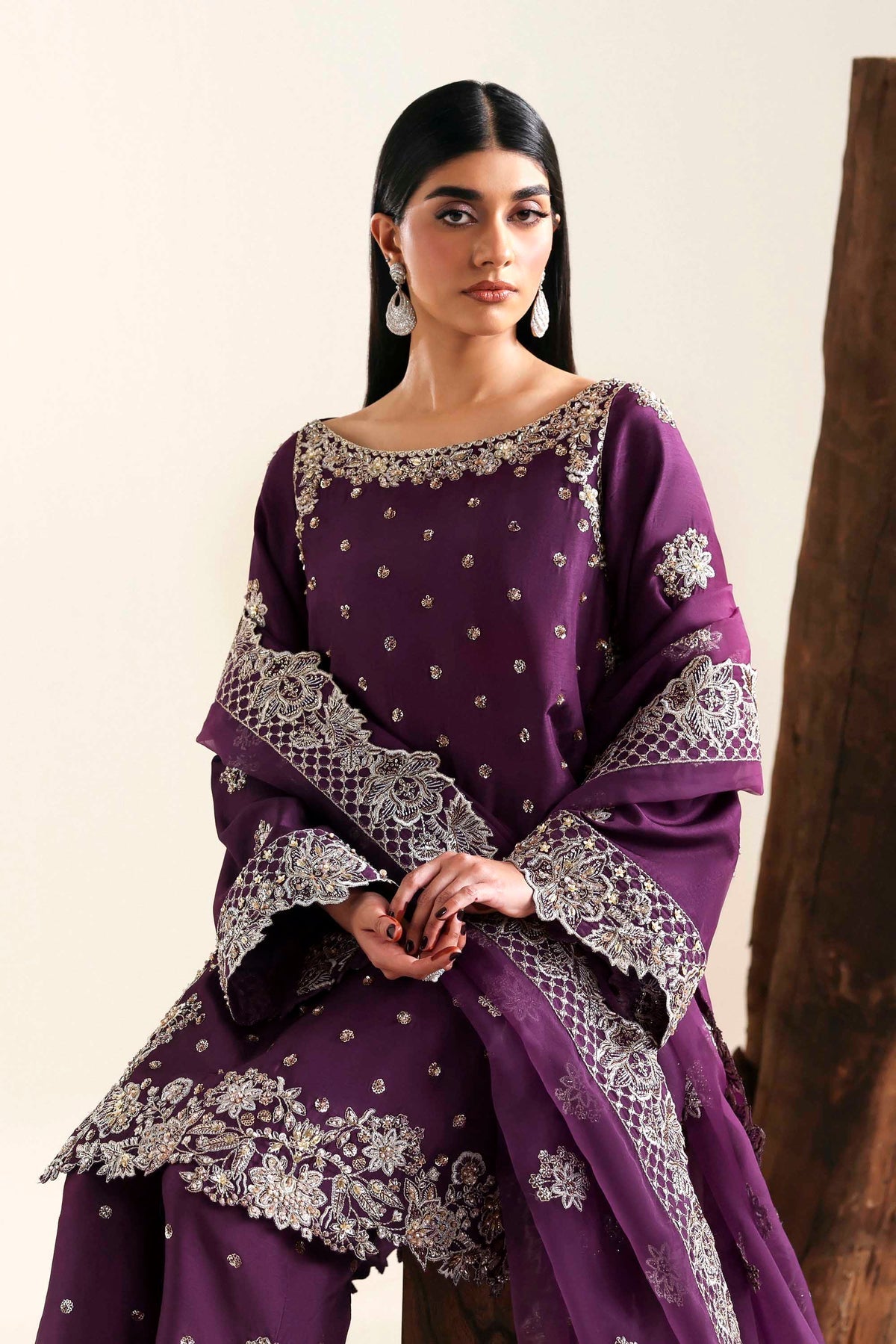 Akbar Aslam | Formal Pret | Nivelle - Formal Dress - available at Maria Faisal in UK and USA.