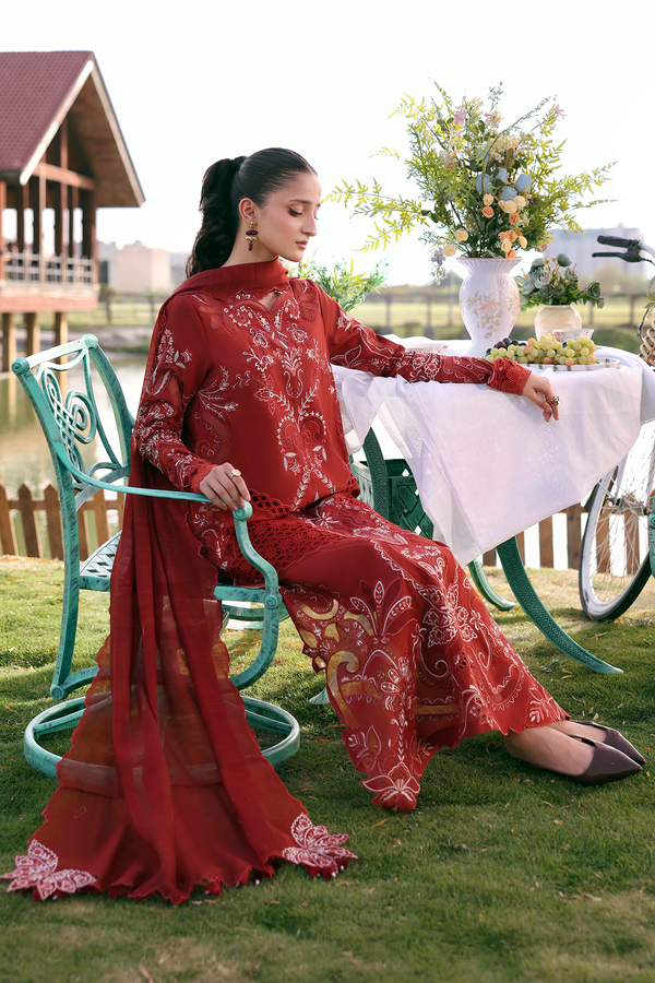 Zarposh | Summer Soiree | Calyx - Luxury Dress - available at Maria Faisal in UK and USA.
