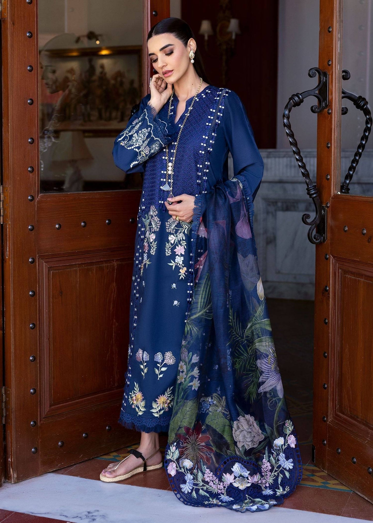 Saira Shakira | Bloom Lawn 25 | HANGING GARDENS 2-B by Maria Faisal - Registered Vendor of : Saira Shakira - type : Ladies Clothes - 100% original wedding dresses