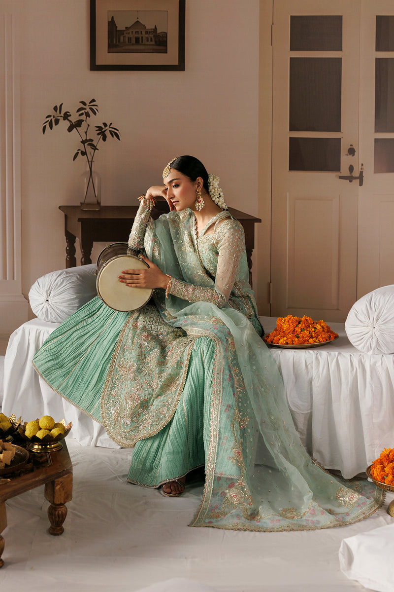 Afrozeh | Shehnai Wedding Formals 26 | Dastoor - Wedding Dress - available at Maria Faisal in UK and USA.