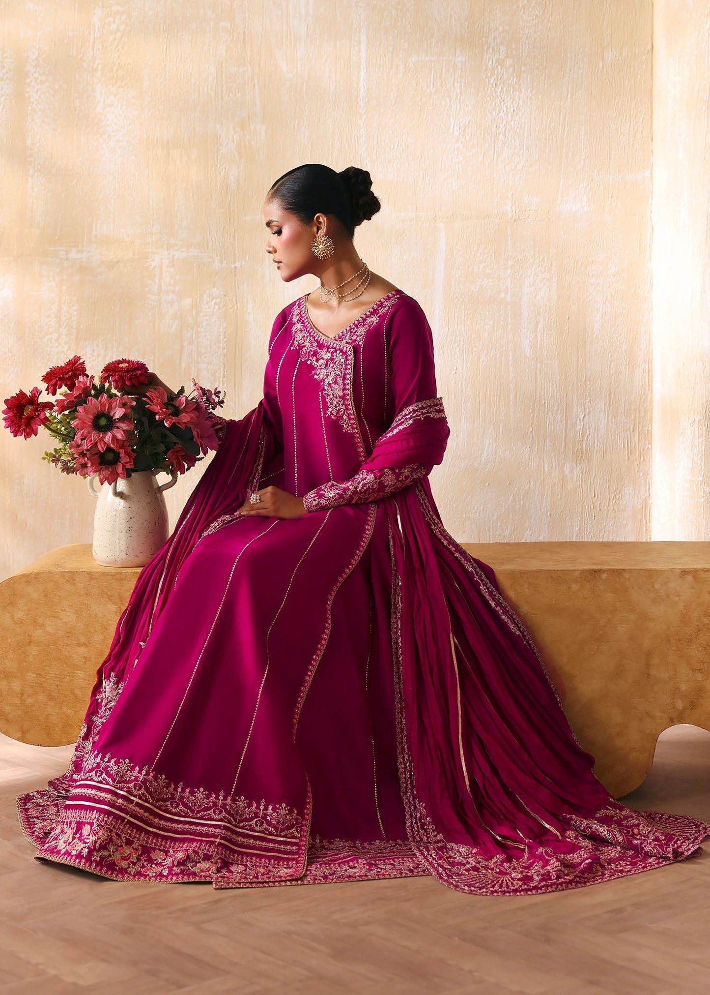 Kanwal Malik | Rea Luxury Pret 26 | Laiya - Luxury Dress - available at Maria Faisal in UK and USA.
