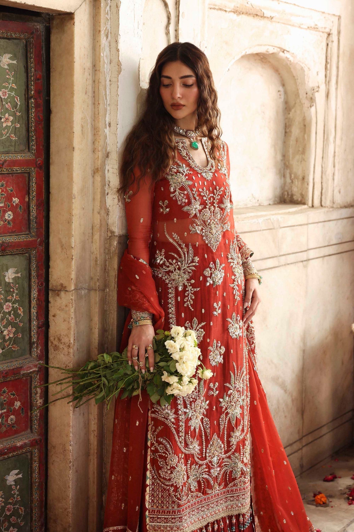Akbar Aslam | Rang Mahal Formals | Zarbaft - Formal Dress - available at Maria Faisal in UK and USA.