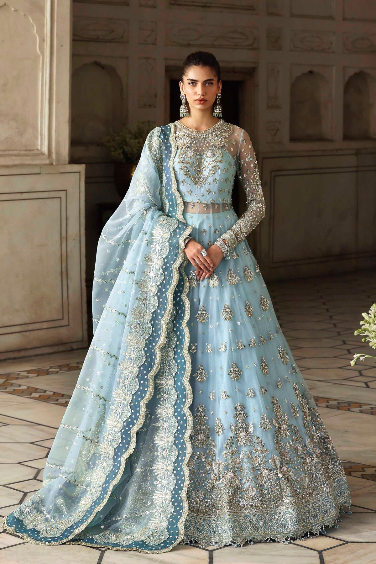 Akbar Aslam | Rang Mahal Formals | Rumul - Formal Dress - available at Maria Faisal in UK and USA.