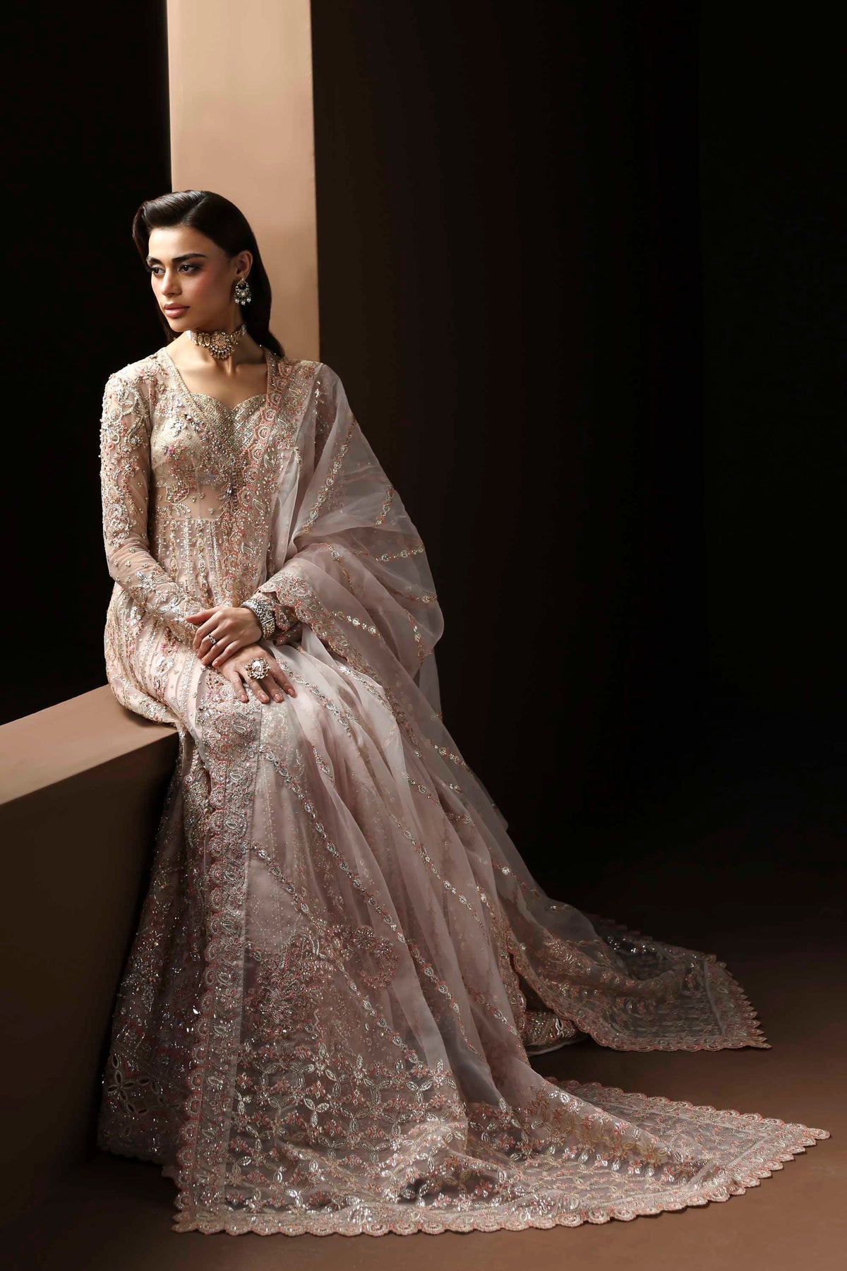 Akbar Aslam | Luxury Formals | Ember - Formal Dress - available at Maria Faisal in UK and USA.