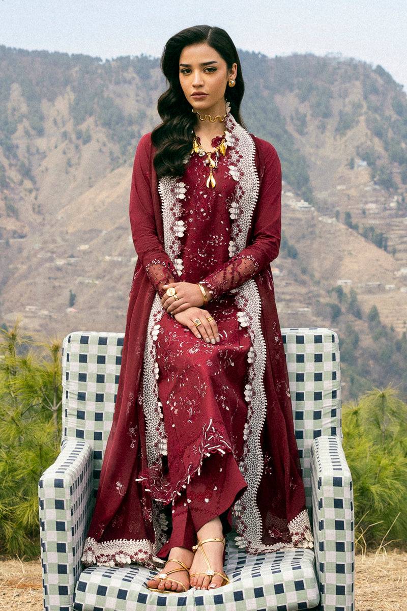 Qalamkar | Qlinekari Lawn | DC-06 Aila by Maria Faisal - Registered Vendor of : Qalamkar - type : Ladies Clothes - 100% original wedding dresses