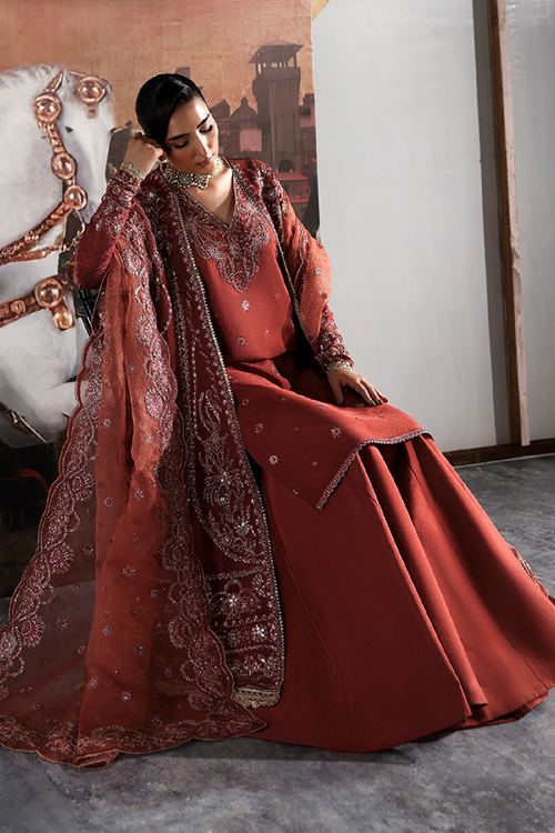 Zarposh | Seraphine Wedding Formals | AMORETTE - Wedding Dress - available at Maria Faisal in UK and USA.