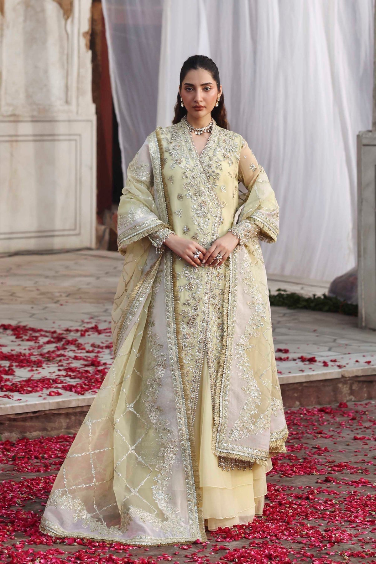 Akbar Aslam | Rang Mahal Formals | Mehro - Formal Dress - available at Maria Faisal in UK and USA.
