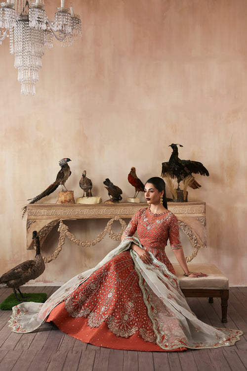 Zarposh | Jahanara Wedding Formals | Mahgul - Wedding Dress - available at Maria Faisal in UK and USA.