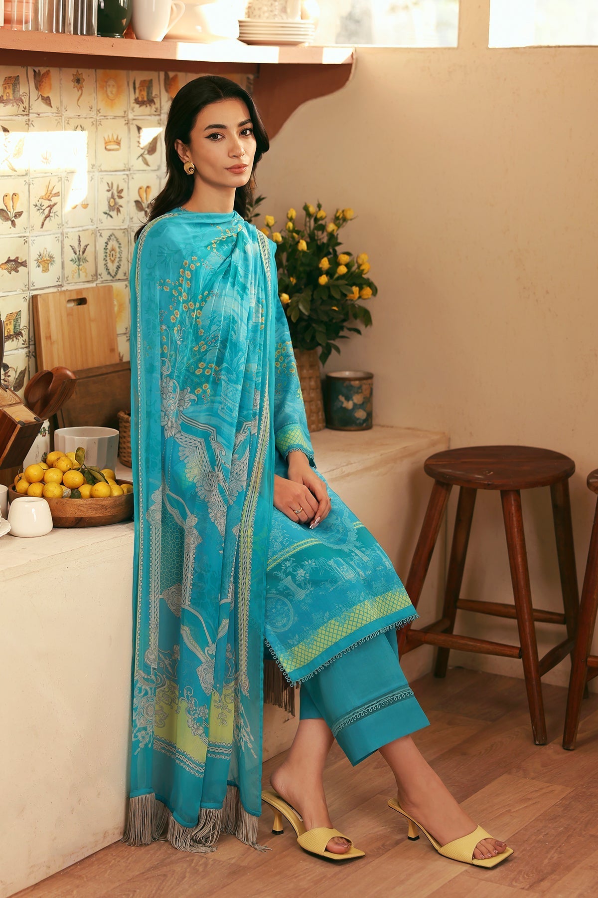 Sahar | Selene 25 | Oceanic Petals by Maria Faisal - Registered Vendor of : Sahar - type : Ladies Clothes - 100% original wedding dresses