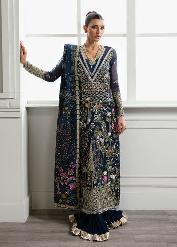 Crimson | A Beautiful Chaos Wedding Collection | Majestic Cypress - Designer Dress with Intricate embroidery and embellishments. Shop elegent wedding dress at Maria Faisal.