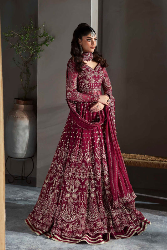 Akbar Aslam | Meeras Luxury Chiffon 25 | Mahroze - Formal Dress - available at Maria Faisal in UK and USA.