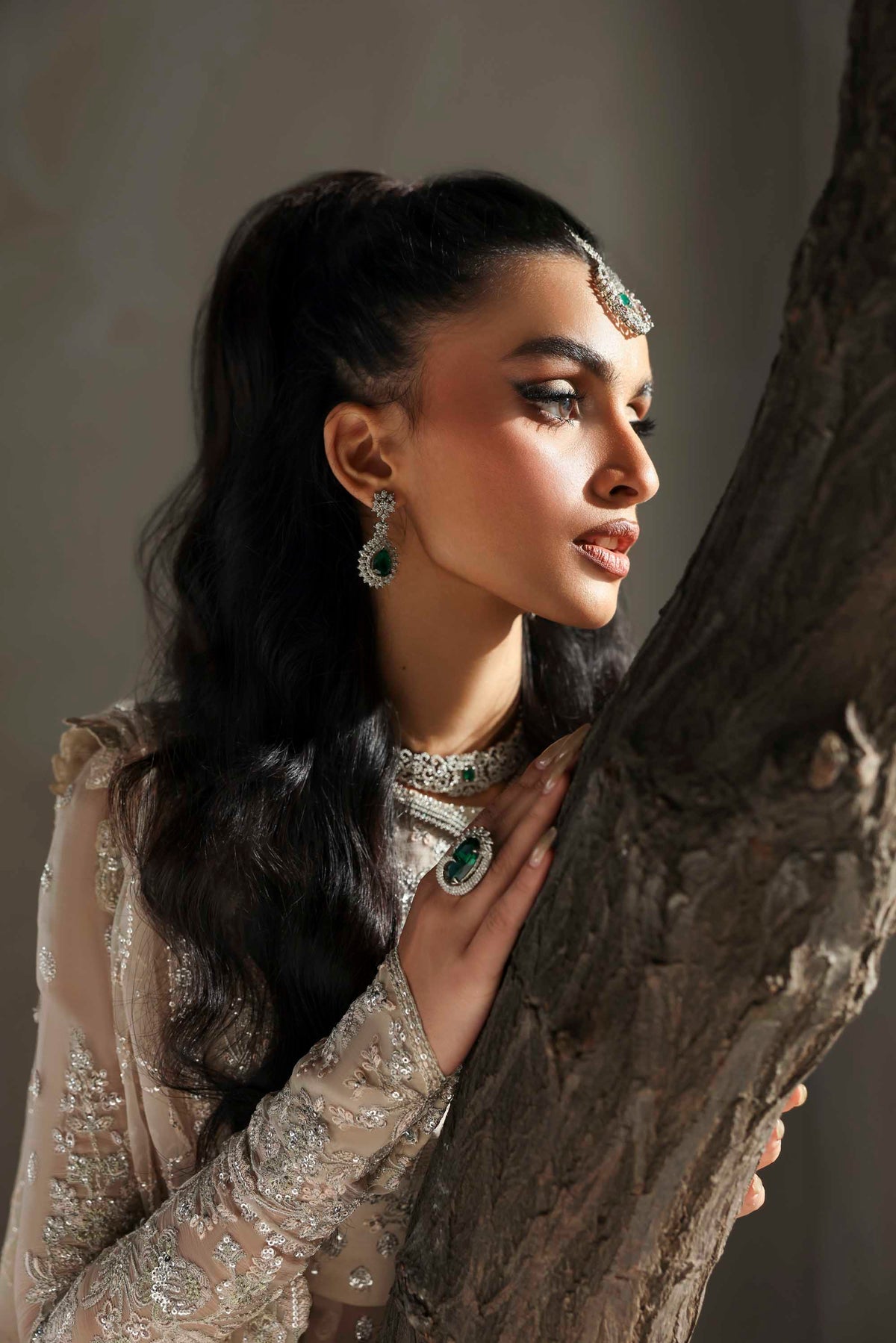 Akbar Aslam | Meeras Luxury Chiffon 25 | Sehrya - Formal Dress - available at Maria Faisal in UK and USA.