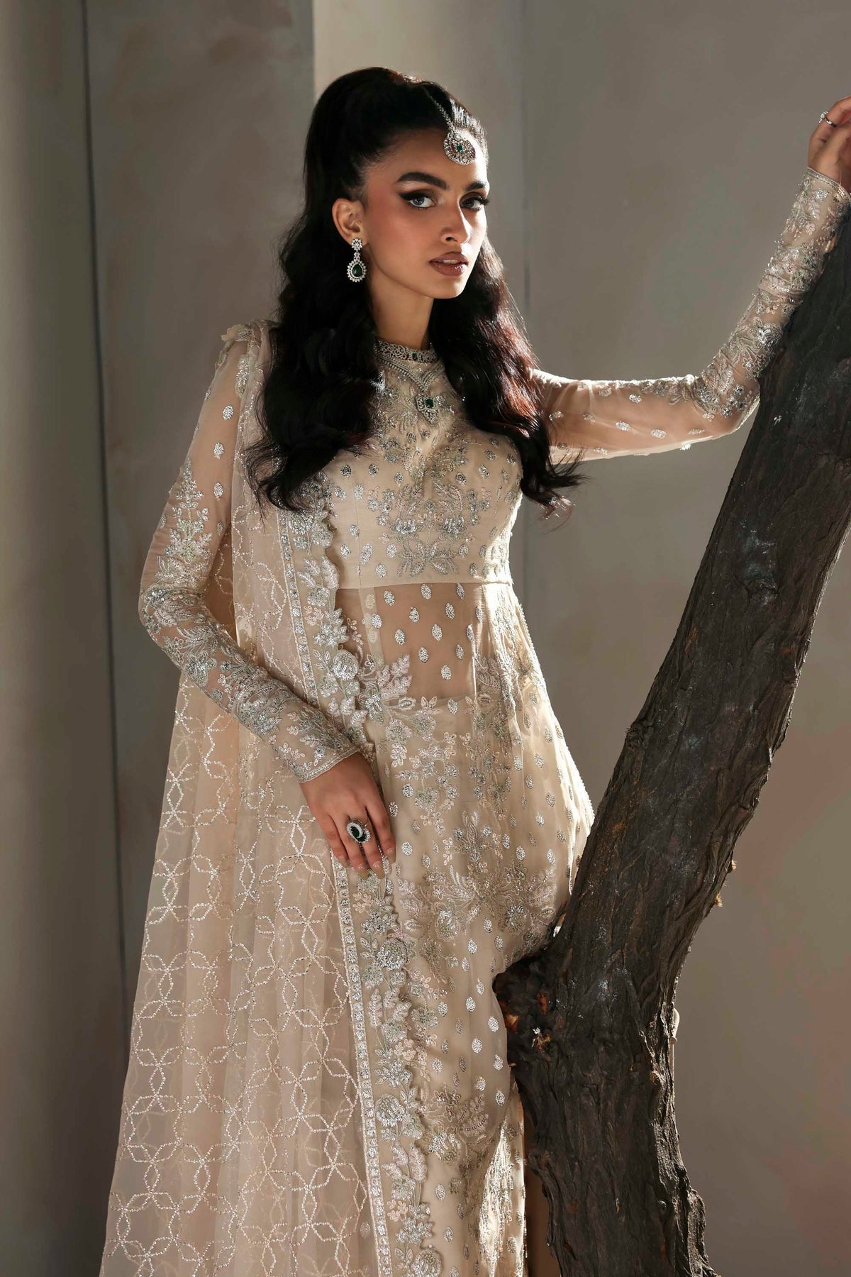 Akbar Aslam | Meeras Luxury Chiffon 25 | Sehrya - Formal Dress - available at Maria Faisal in UK and USA.