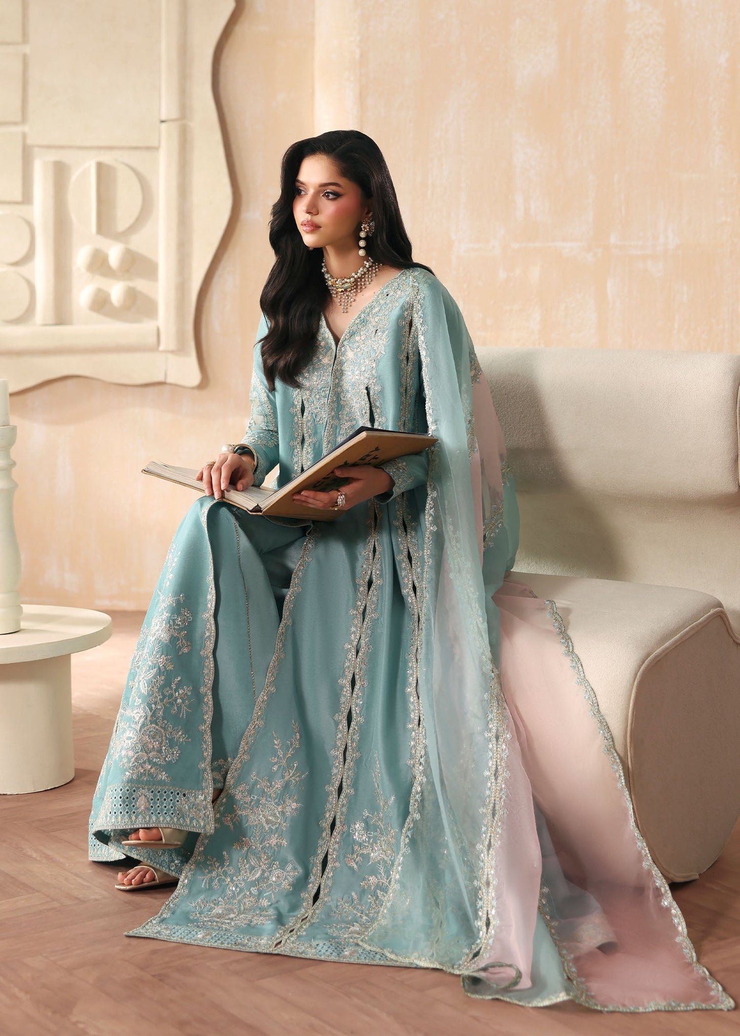 Kanwal Malik | Rea Luxury Pret 26 | Triana - Luxury Dress - available at Maria Faisal in UK and USA.