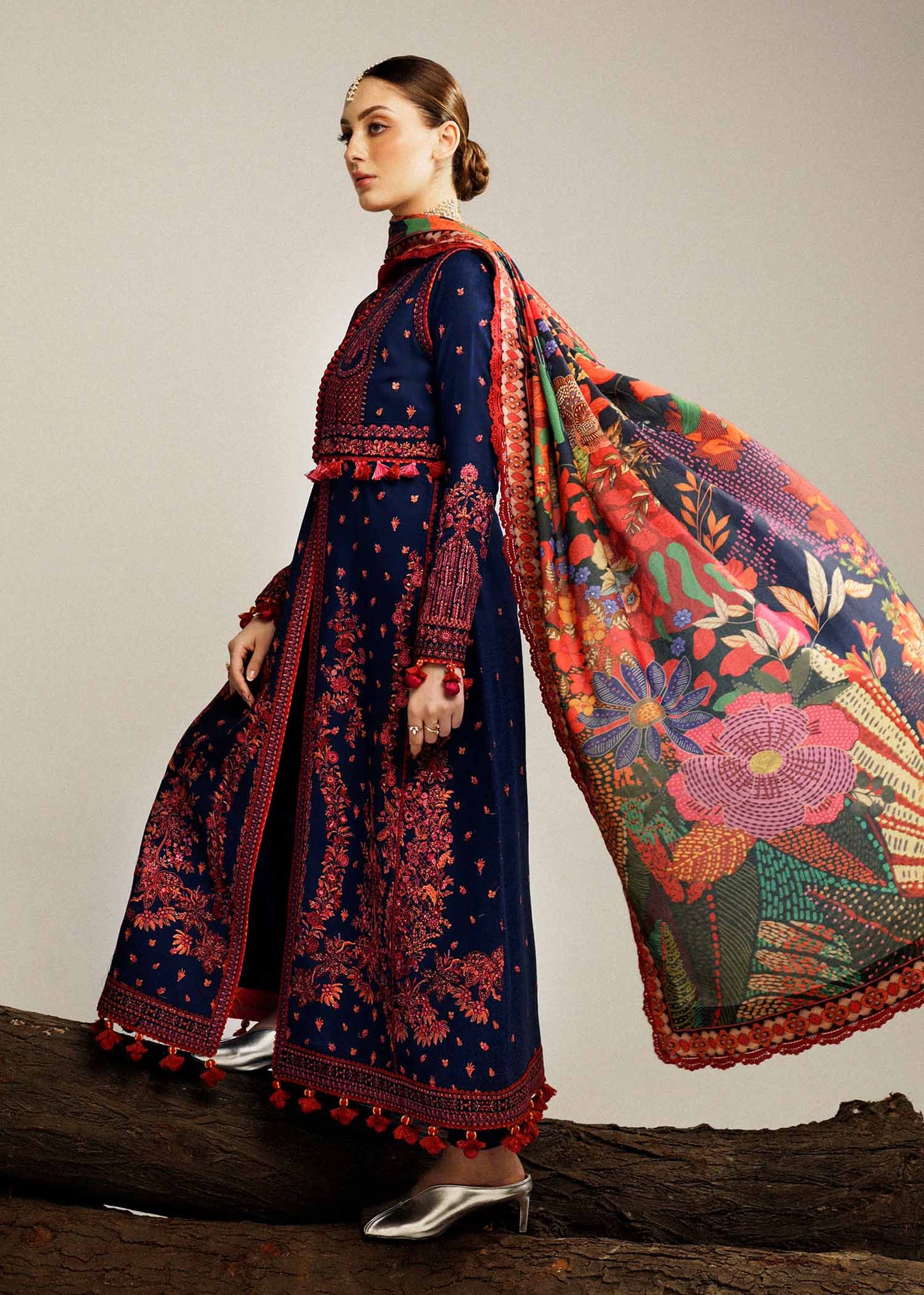 Hussain Rehar | Winter Shawl Khaddar 23 | Raat