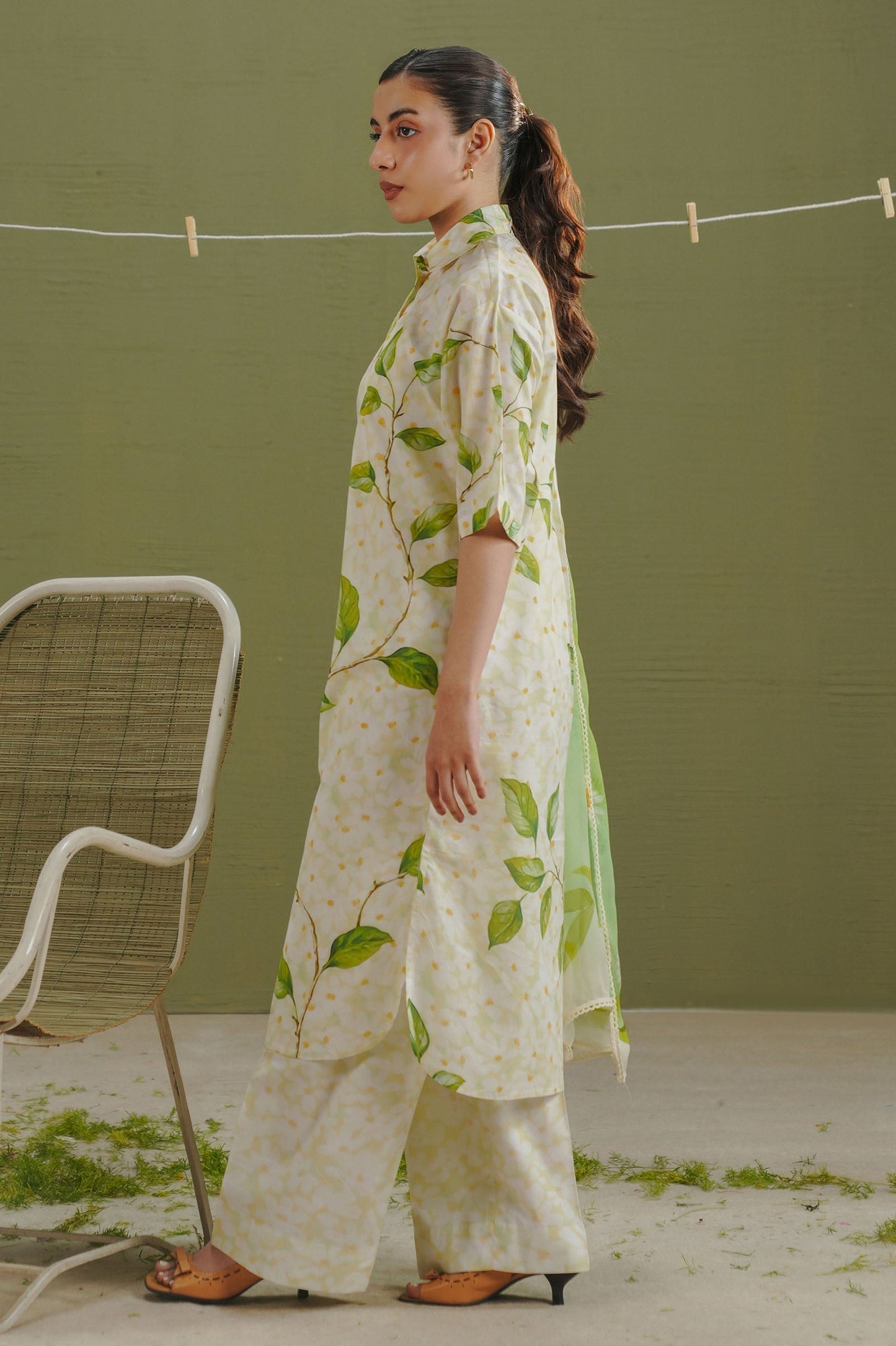 Zara Shahjahan | Coco Prints 26 | Kael-7A - Casual Dress - available at Maria Faisal in UK and USA.