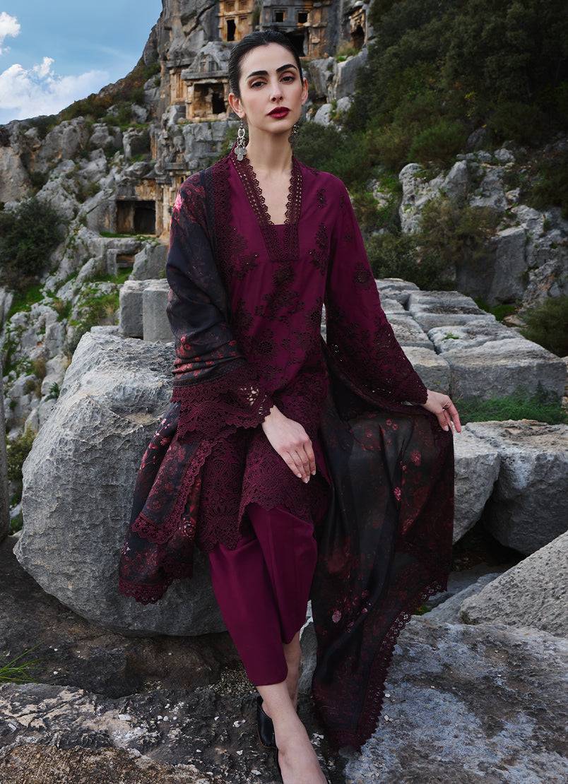 Image | Lawnkari 25 | Delara by Maria Faisal - Registered Vendor of : Image - type : Ladies Clothes - 100% original wedding dresses