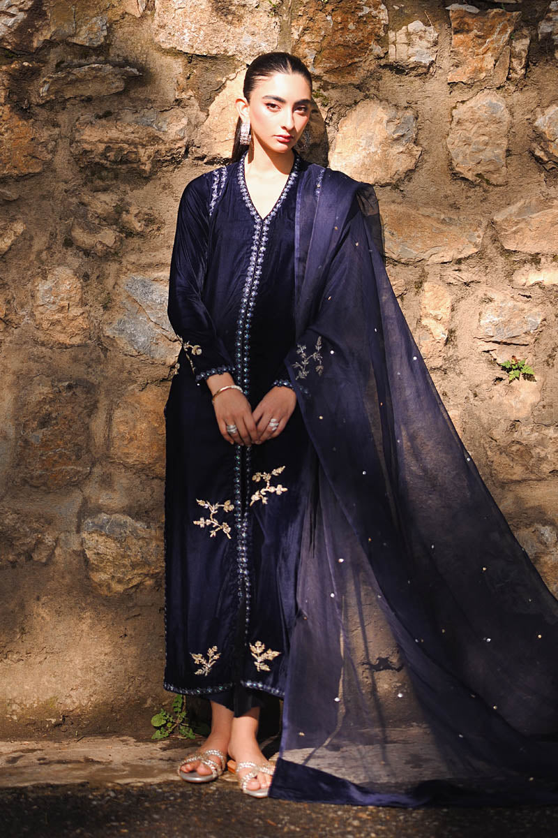 Hue Pret | Farasha Luxury Winter | Meliha - Ladies Clothes - Maria Faisal