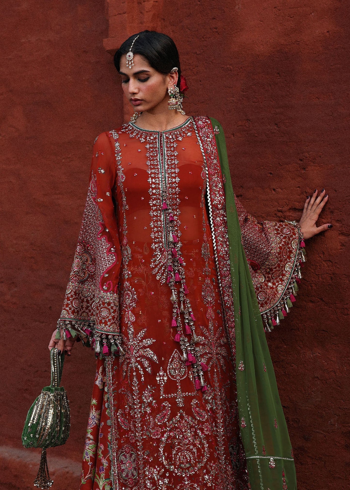 Hussain Rehar | Festive Eid Collection 26 | Hemali - Formal Dress - available at Maria Faisal in UK and USA.