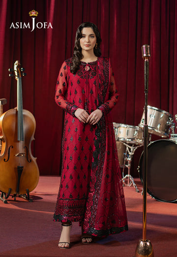 Asim Jofa | Premium Festive | AJPF-07 - Designer Dress with Intricate embroidery and embellishments. Shop elegent wedding dress at Maria Faisal.
