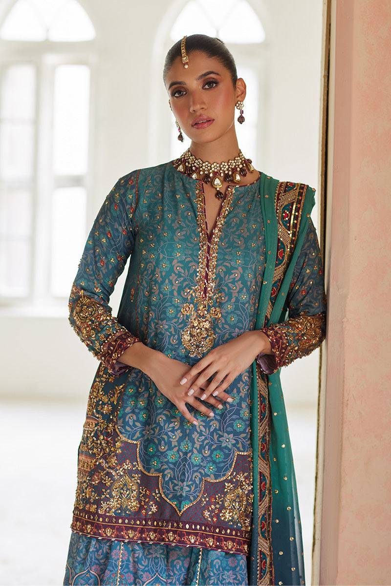 Mina Hassan | Formal Dholki Collection | Leela by Maria Faisal - Registered Vendor of : Mina Hassan - type : Ladies Clothes - 100% original wedding dresses
