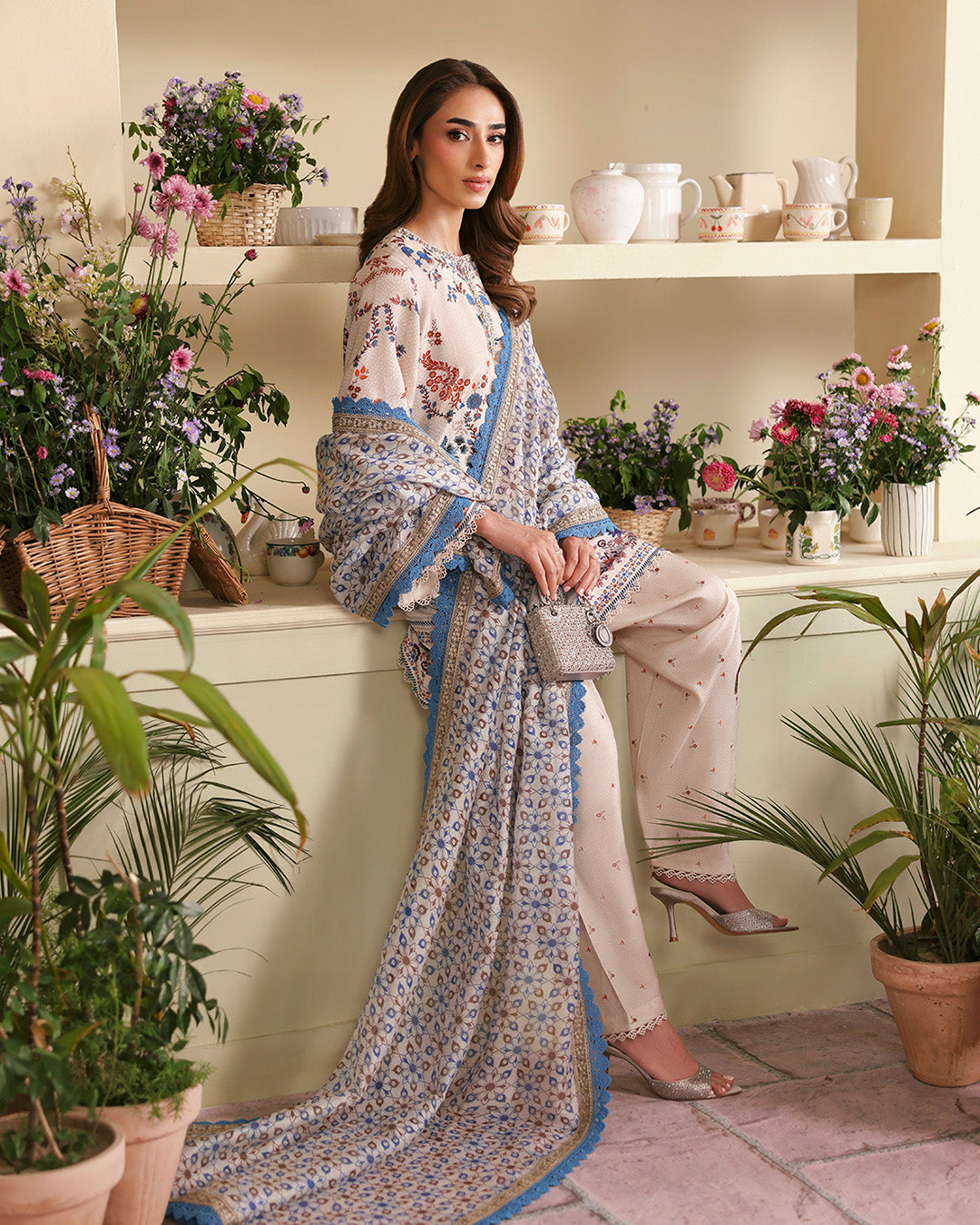 Faiza Saqlain | Serina Luxe | Jennet - Formal Dress - available at Maria Faisal in UK and USA.