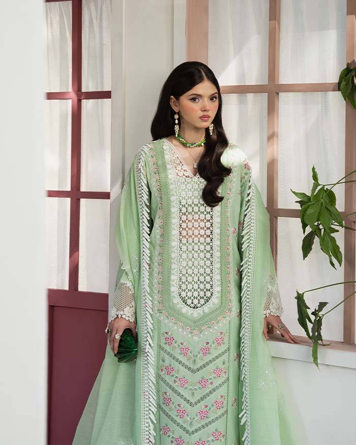 Zevk | Flora Festive Lawn | ROSEMARY by Maria Faisal - Registered Vendor of : Zevk - type : Ladies Clothes - 100% original wedding dresses