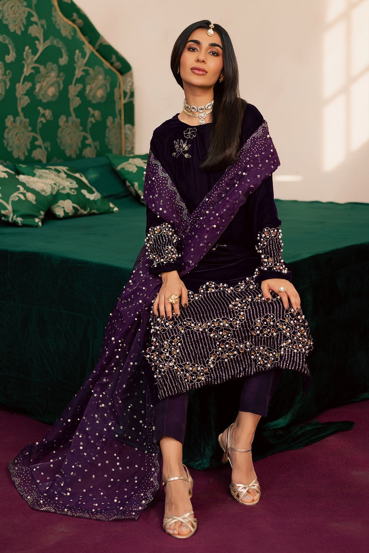 Nureh | Wedding Formals | FP-156 - Wedding Dress - available at Maria Faisal in UK and USA.