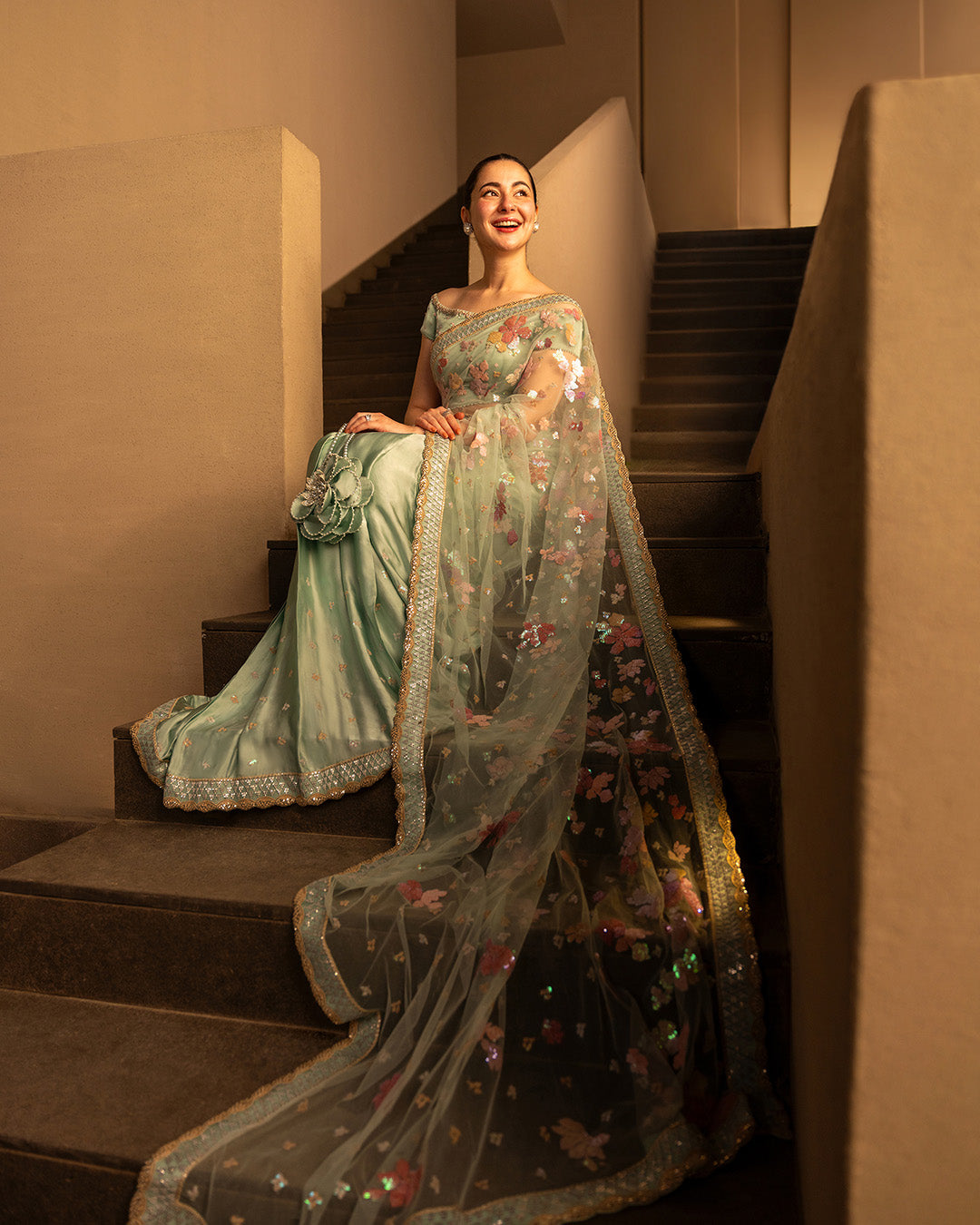 Faiza Saqlain | Reina Luxe | Nureet - Formal Dress - available at Maria Faisal in UK and USA.