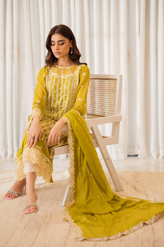 Azure | Ensembles Embroidered Formals | Amber Glow - Ladies Clothes