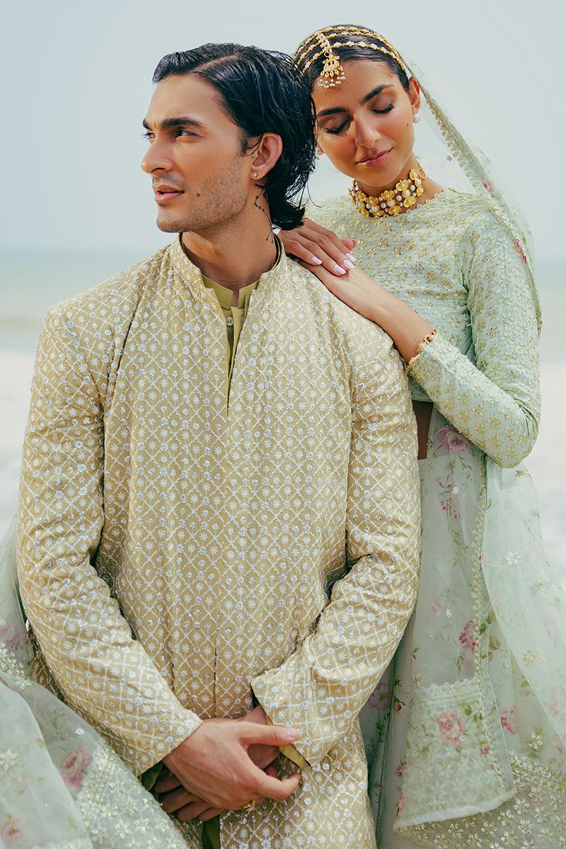 Cross Stitch | Wedding Collection 24 | TRANQUIL HAZE - Ladies Clothes - Maria Faisal