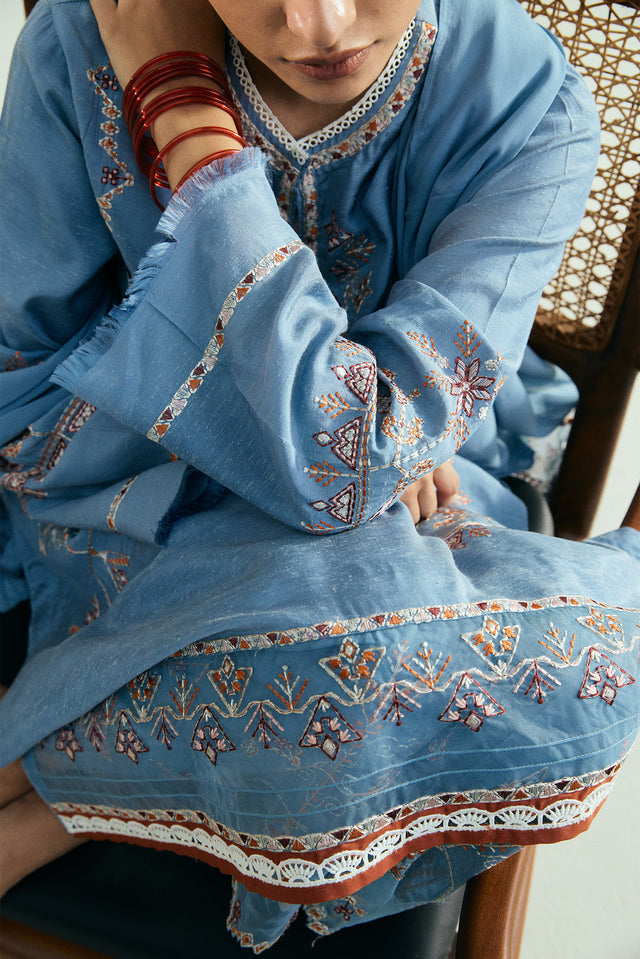 Zara Shahjahan | Pret 26 | CR25P0962A - Luxury Dress - available at Maria Faisal in UK and USA.