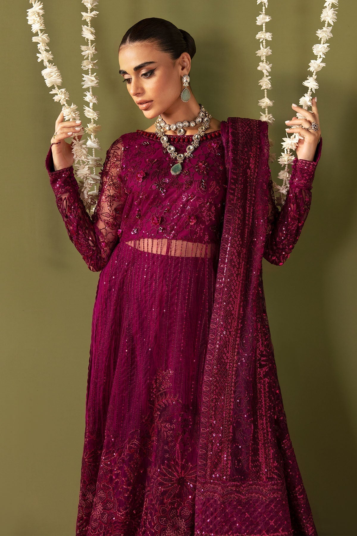 Nureh | Jhoomro Wedding Formals | NL-56 - ANARI - Wedding Dress - Maria Faisal