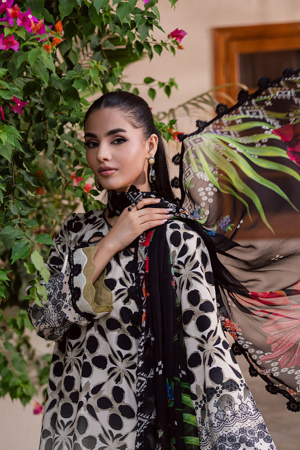 Nureh | Signature Printed Linen | SP-166 - Ladies Clothes - Maria Faisal