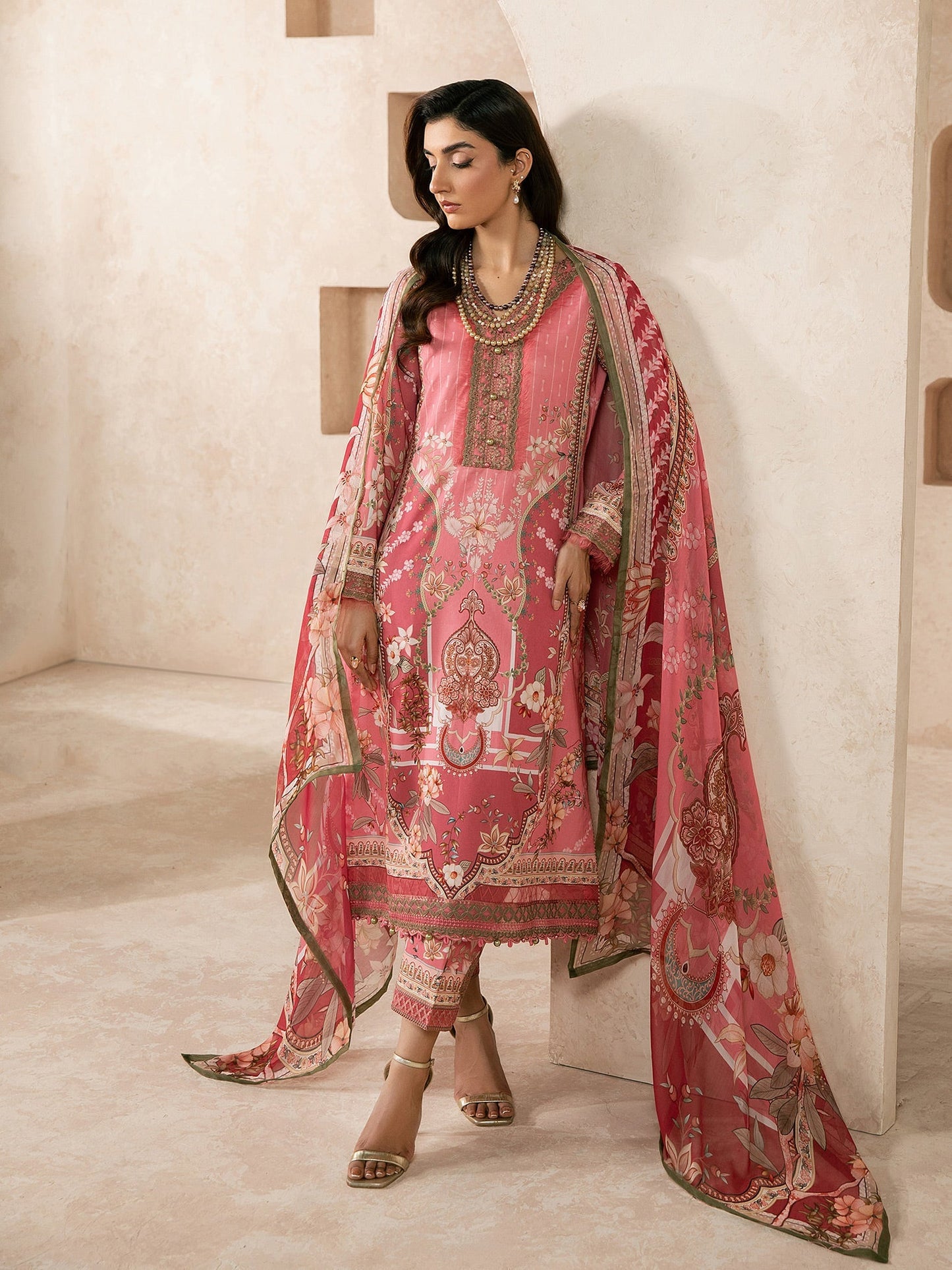 Gulaal | Syra Lawn 26 | Floren D-2 - Luxury Dress - available at Maria Faisal in UK and USA.