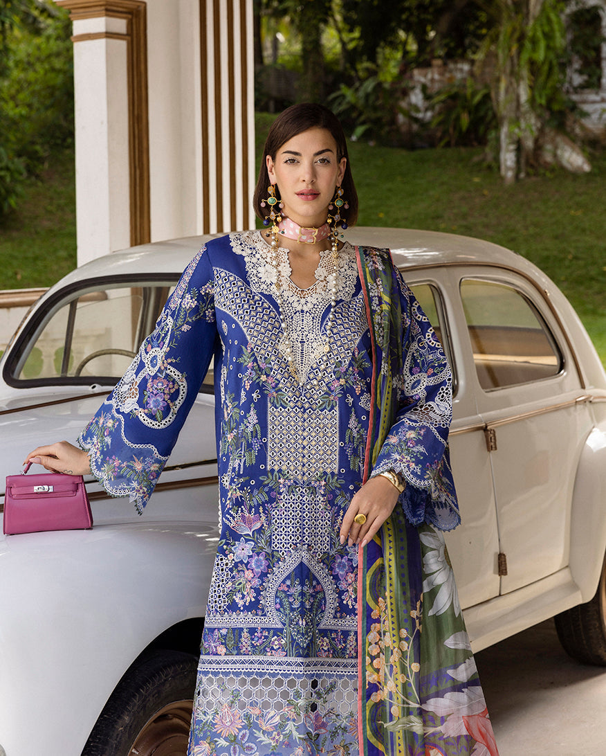 Esmel | Mon Tresor Luxe Lawn 26 | Veni Vidi Amavi - Luxury Dress - available at Maria Faisal in UK and USA.