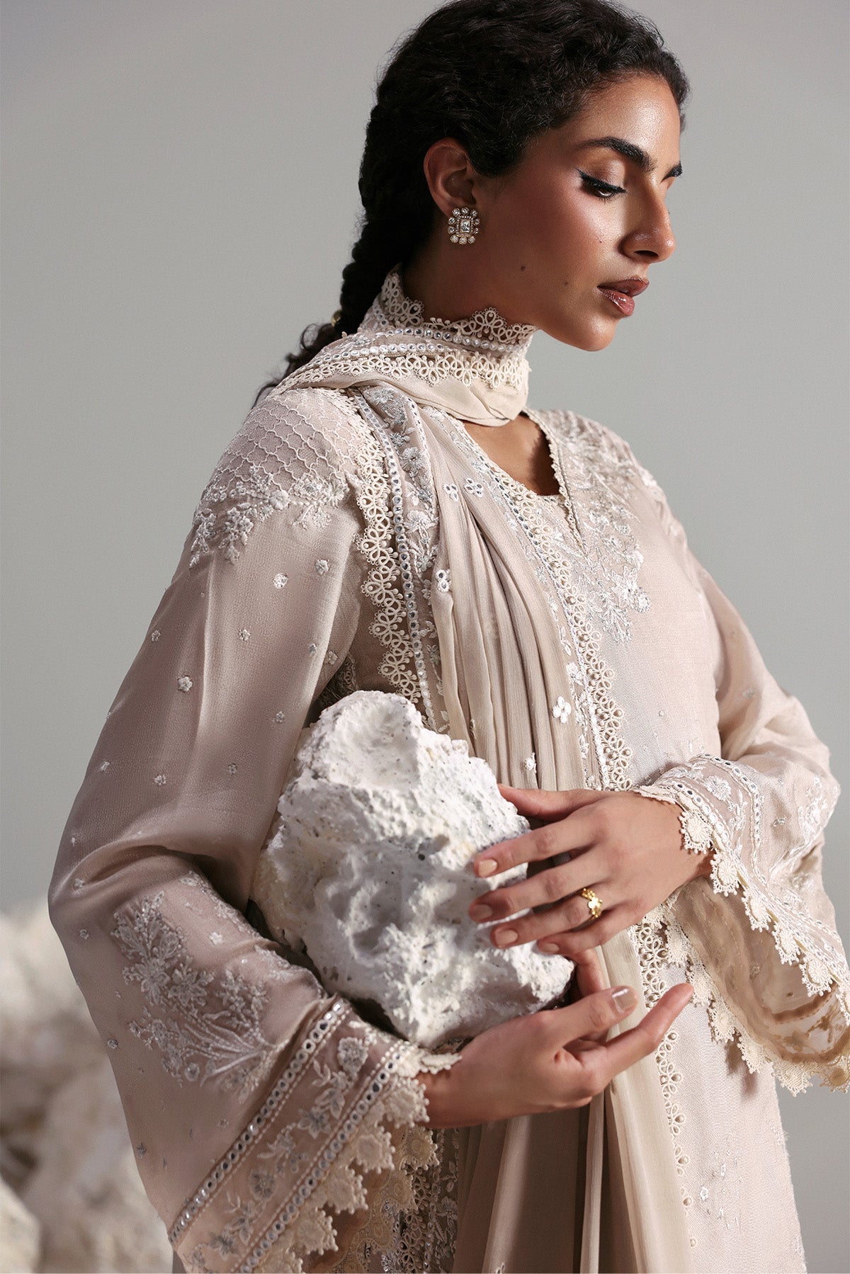 Afrozeh | Slate Ready to Wear | Xavian - Ladies Clothes - Maria Faisal