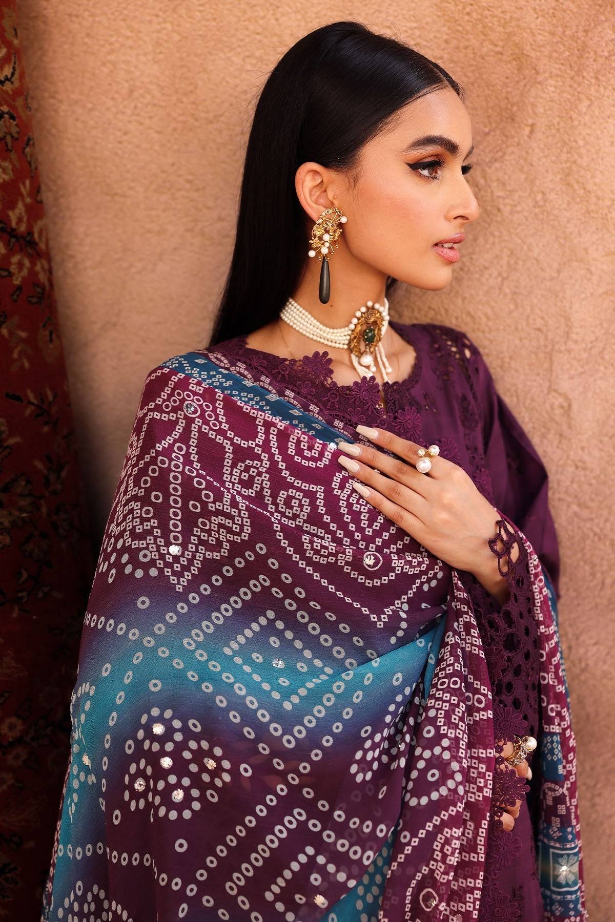 Nureh | Bazaar Lawn | NE-161 by Maria Faisal - Registered Vendor of : Nureh - type : Ladies Clothes - 100% original wedding dresses