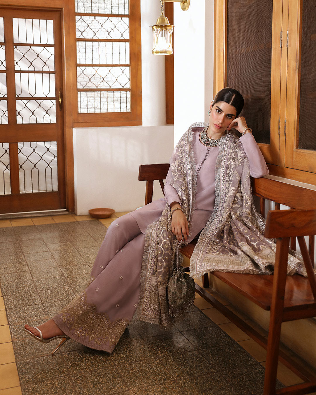 Faiza Saqlain | Mehermah Luxe Formals | Aurene - Wedding Dress - Maria Faisal