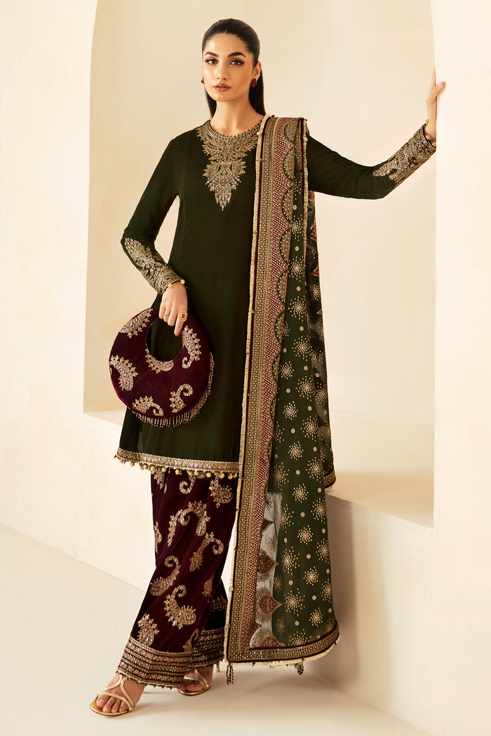 Jazmin | Velvet Edit 24 | VF-2029 - Ladies Clothes - Maria Faisal