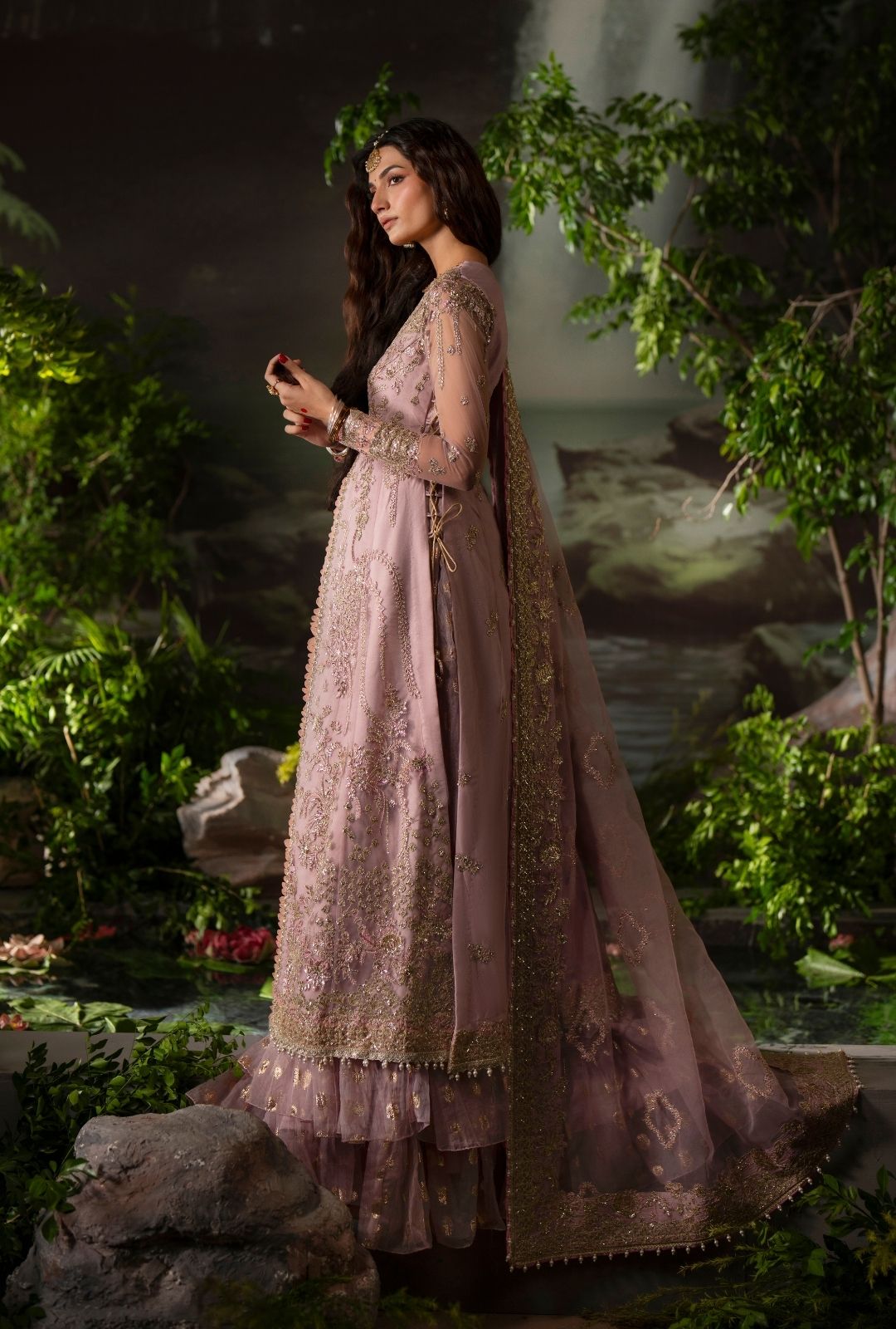 Ajr Couture | Dastan e Ishq | Dhanak - Formal Dress - available at Maria Faisal in UK and USA.