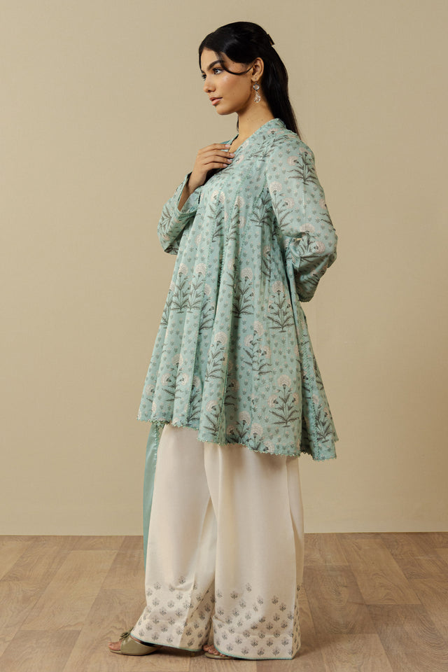 Zara Shahjahan | Coco Prints 26 | ANTHEA-9B - Casual Dress - available at Maria Faisal in UK and USA.