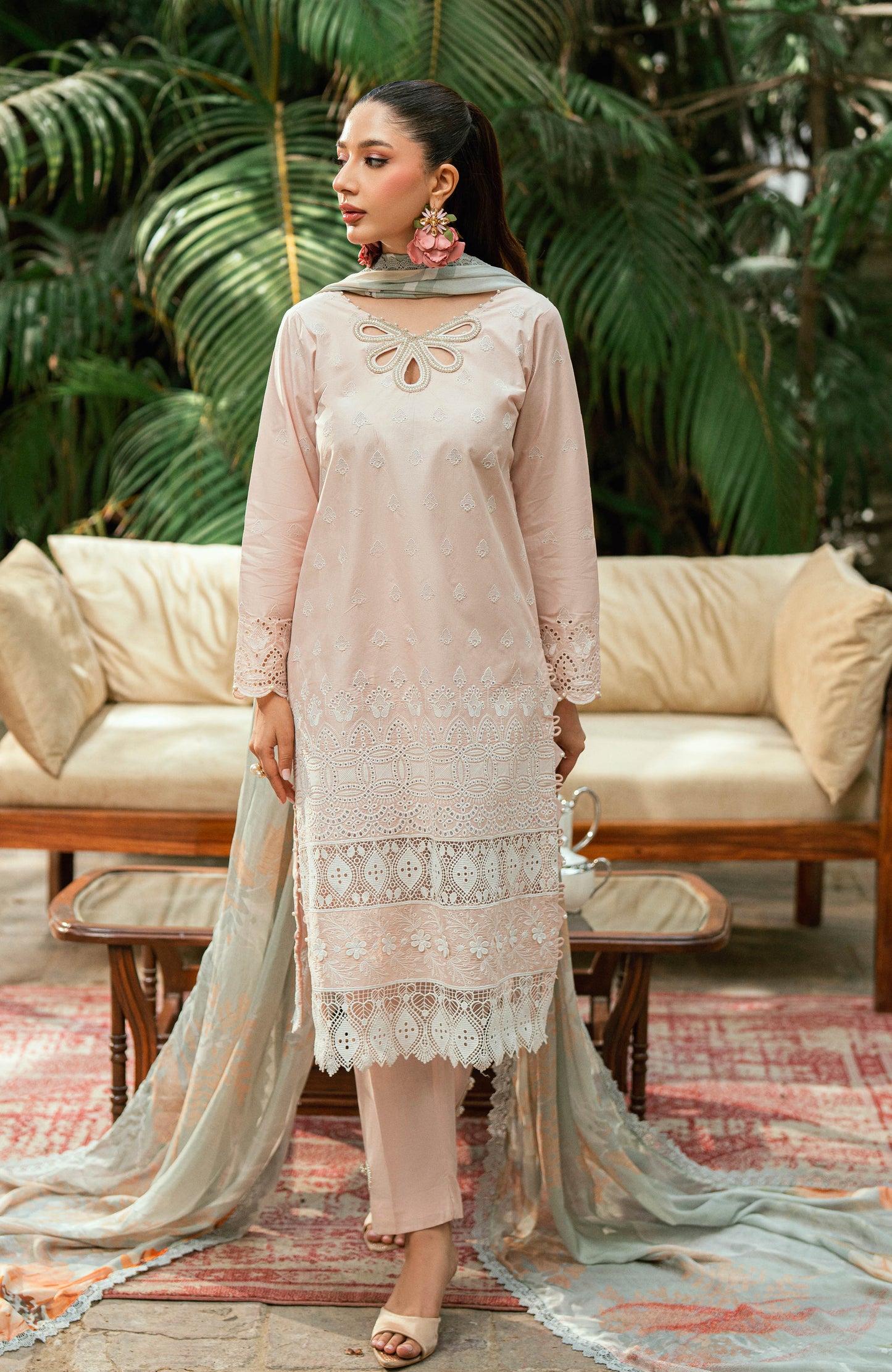 Al zohaib | Laserkari Premium Edition 25 | LKP-25-03 F - Ladies Clothes - Maria Faisal