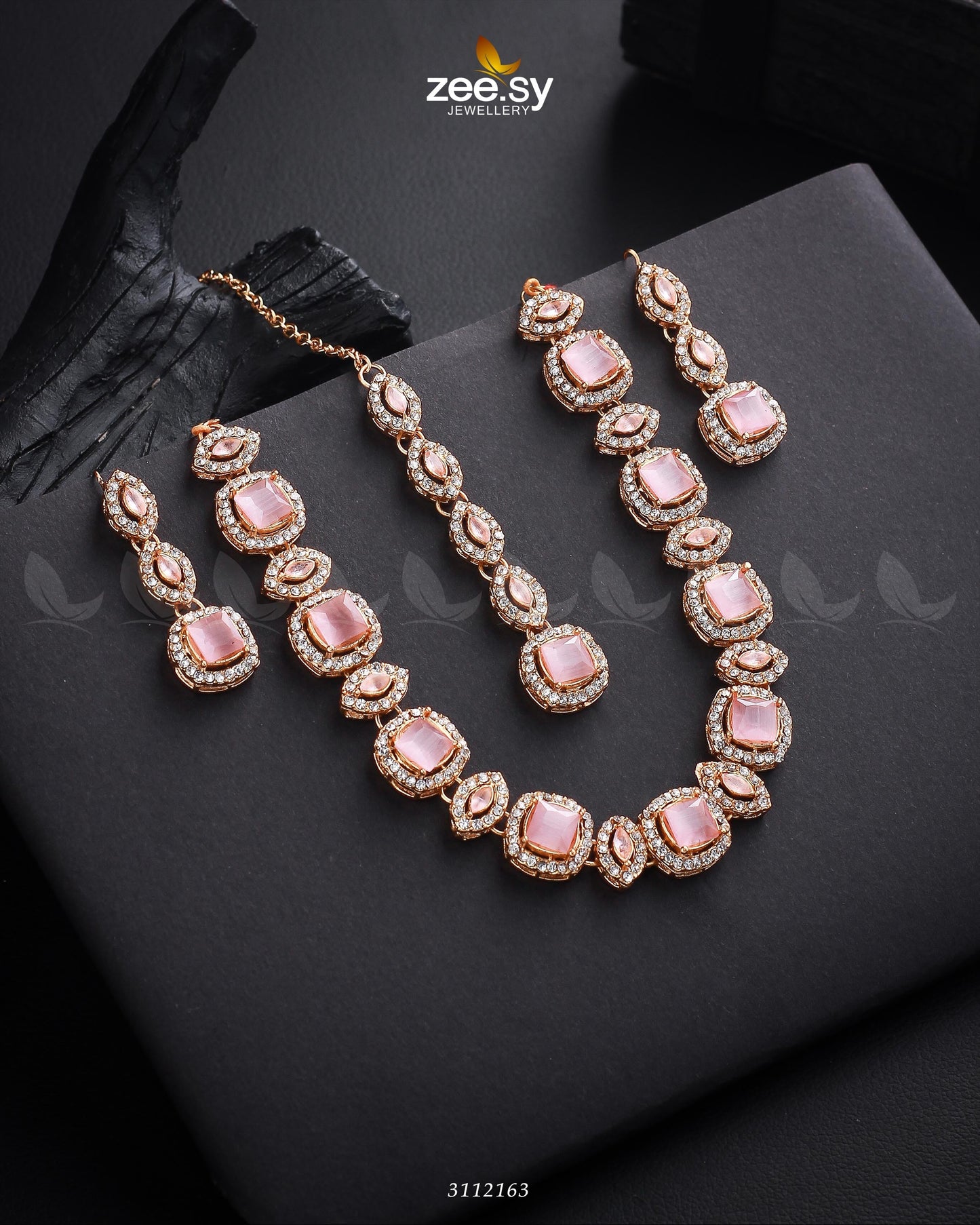 Scabiosa Necklace Set - Necklace Sets