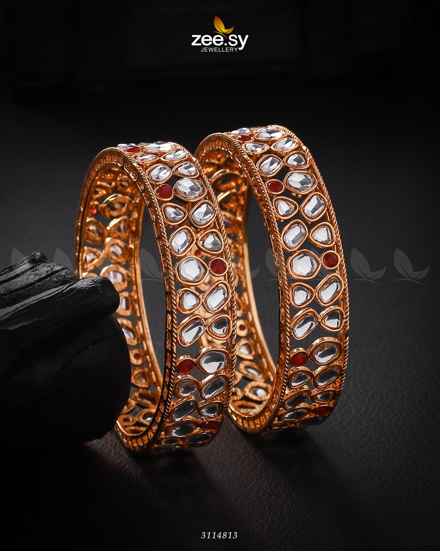 Saffron Bangles - Bangles