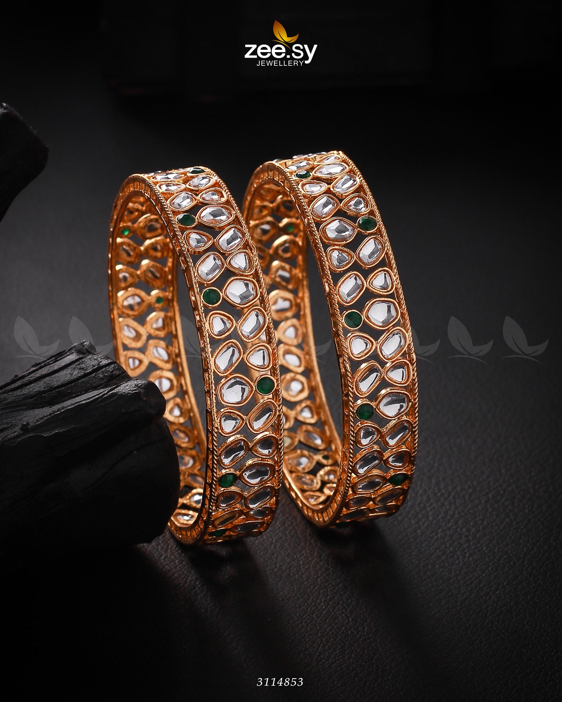 Saffron Bangles - Bangles