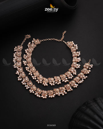 Nemesia Anklets - Designer Dress with Intricate embroidery and embellishments. Shop elegent wedding dress at Maria Faisal.